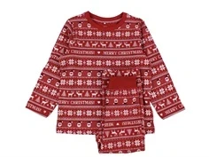 Name It jester red merry christmas pyjamas (voksen)
